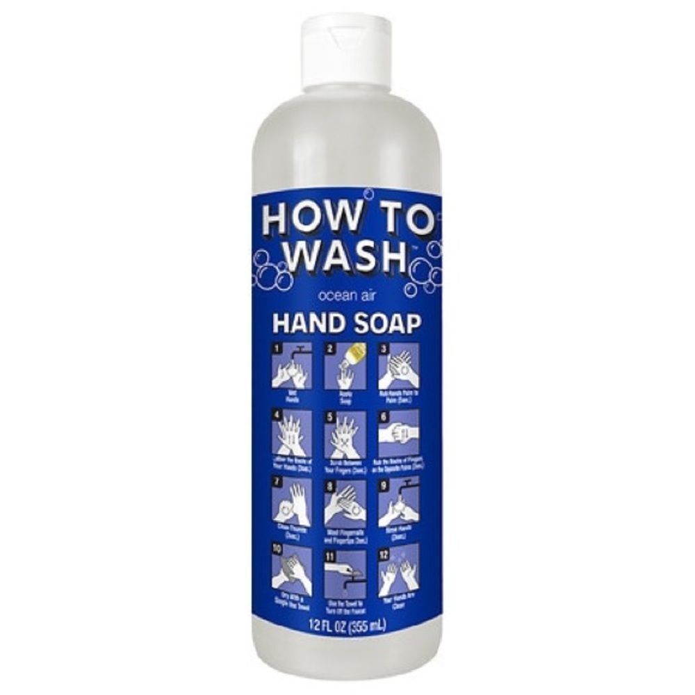 NWT How to Wash Ocean Air Hand Soap
